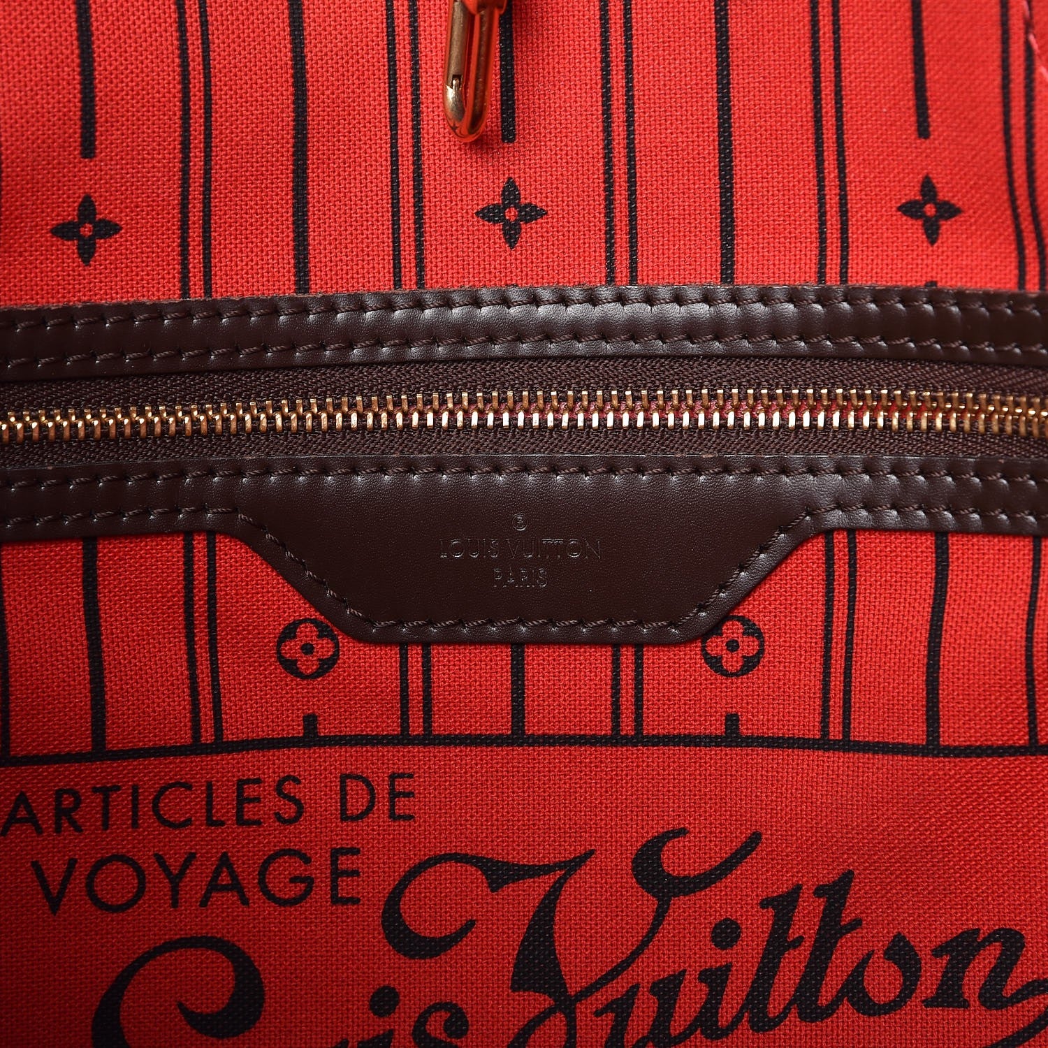 Louis Vuitton Damier Ebene Neverfull MM 6 of 12