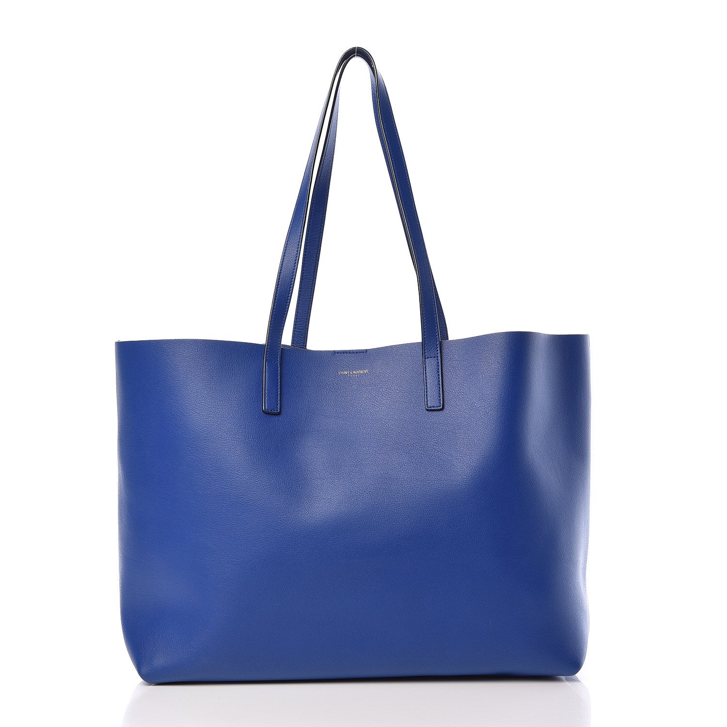 Saint Laurent Calfskin Large Shopping Tote Ultramarine 3 of 11