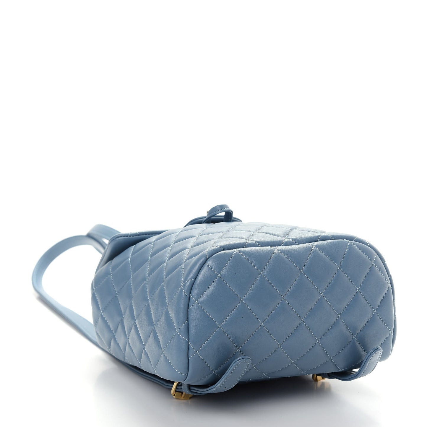 Calfskin Quilted Mini Urban Spirit Backpack Light Blue