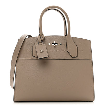 Louis Vuitton Taurillon City Steamer MM Galet 1 of 10