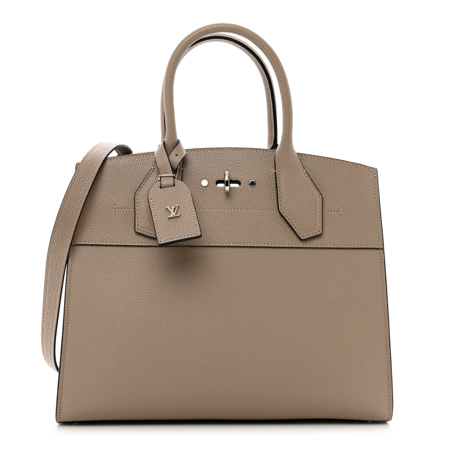 Louis Vuitton Taurillon City Steamer MM Galet 1 of 10