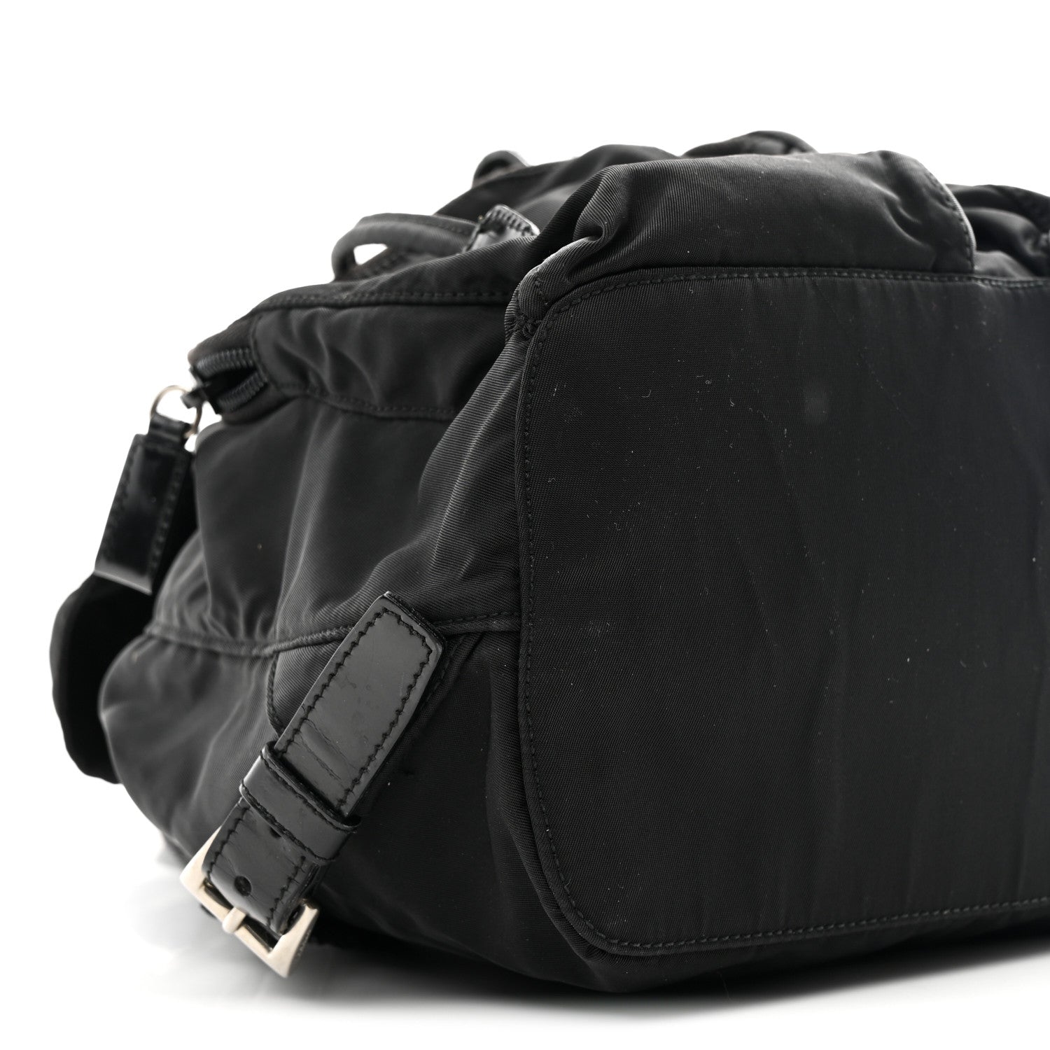 Prada Nylon Vela Medium Backpack Black 9 of 10