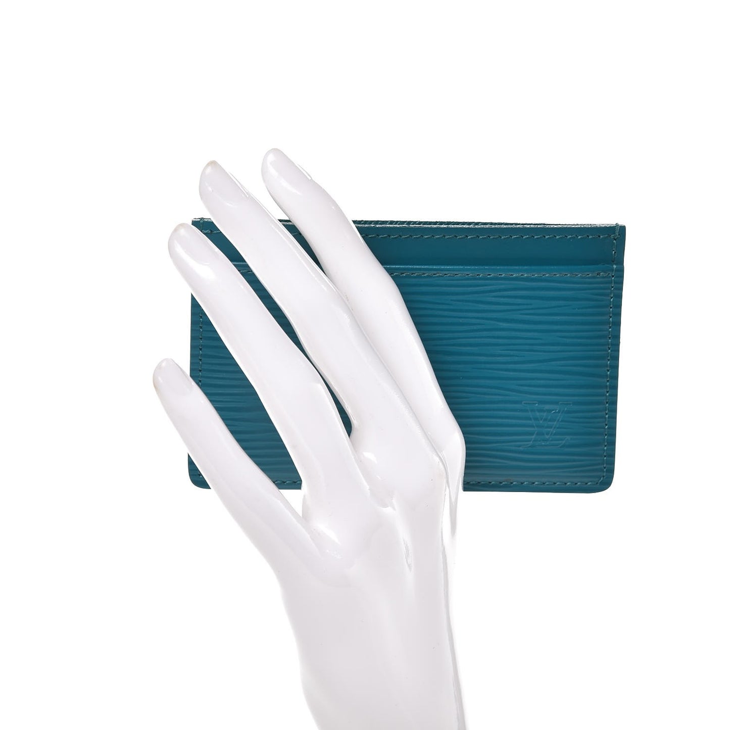 Epi Card Holder Cyan