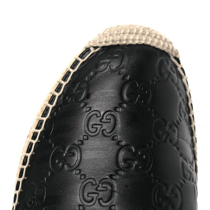 Gucci Guccissima Signature Espadrilles 39 Black 11 of 14