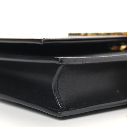 Saint Laurent Smooth Calfskin Classic Monogram Kate Tassel Chain Wallet Black 8 of 16