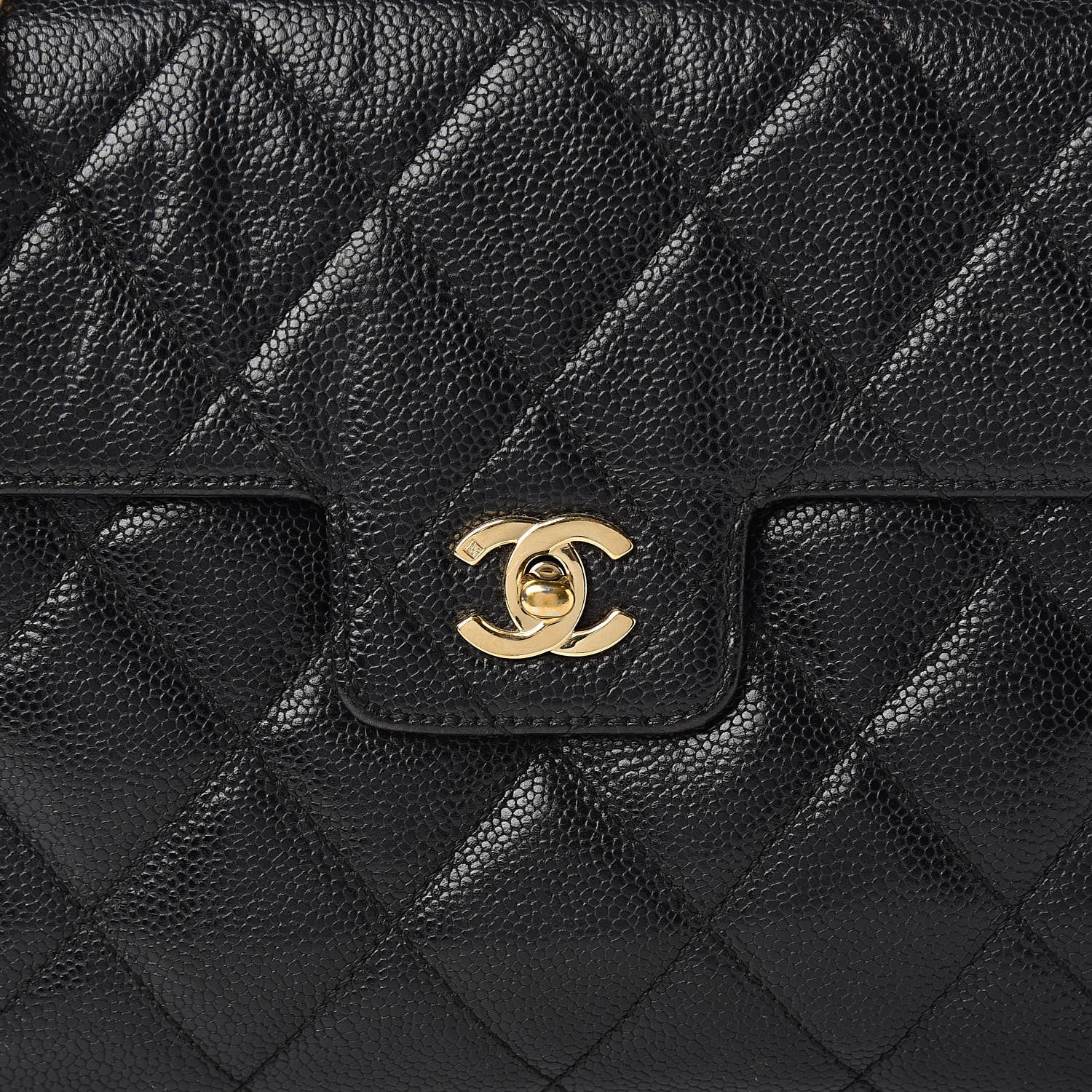 Chanel Caviar Quilted Medium Single Flap Black 15 of 15
