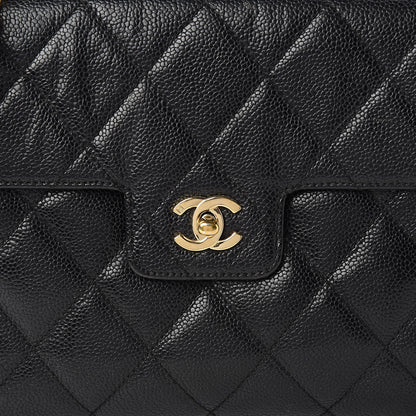 Chanel Caviar Quilted Medium Single Flap Black 15 of 15