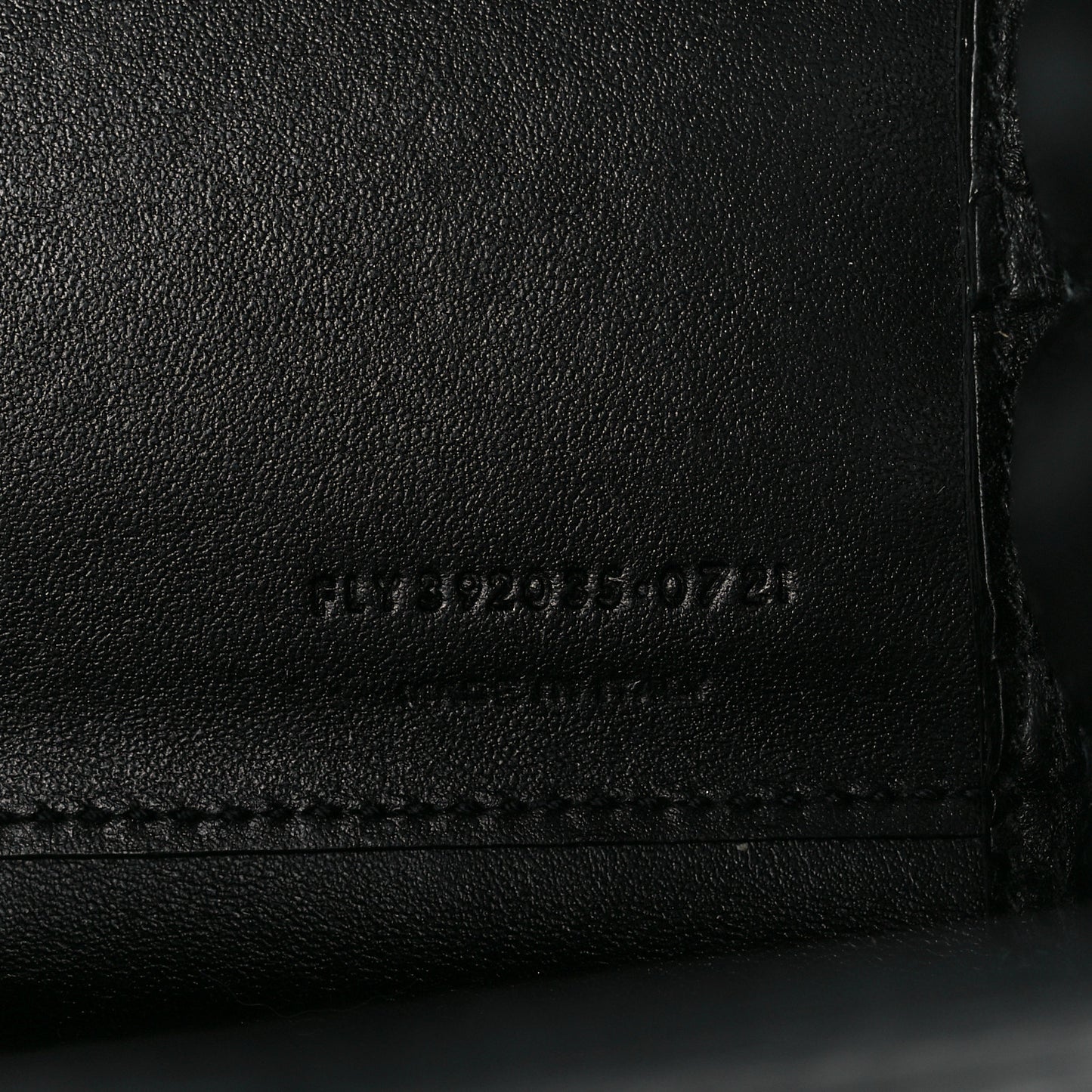 Calfskin Crocodile Embossed Nano Sac De Jour Black