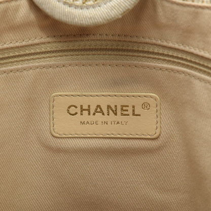 Chanel Mixed Fibers Small Deauville Tote Light Beige 8 of 10
