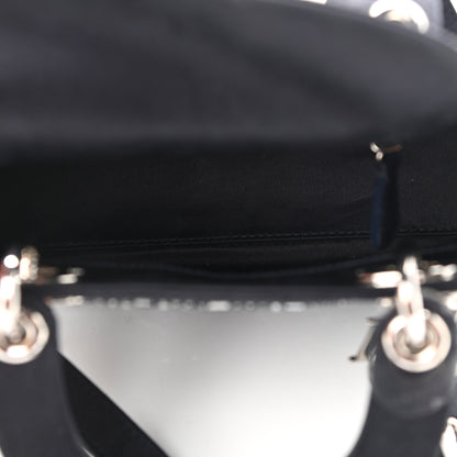 Christian Dior Satin Crystal Cannage Mini Lady Dior Black 5 of 10