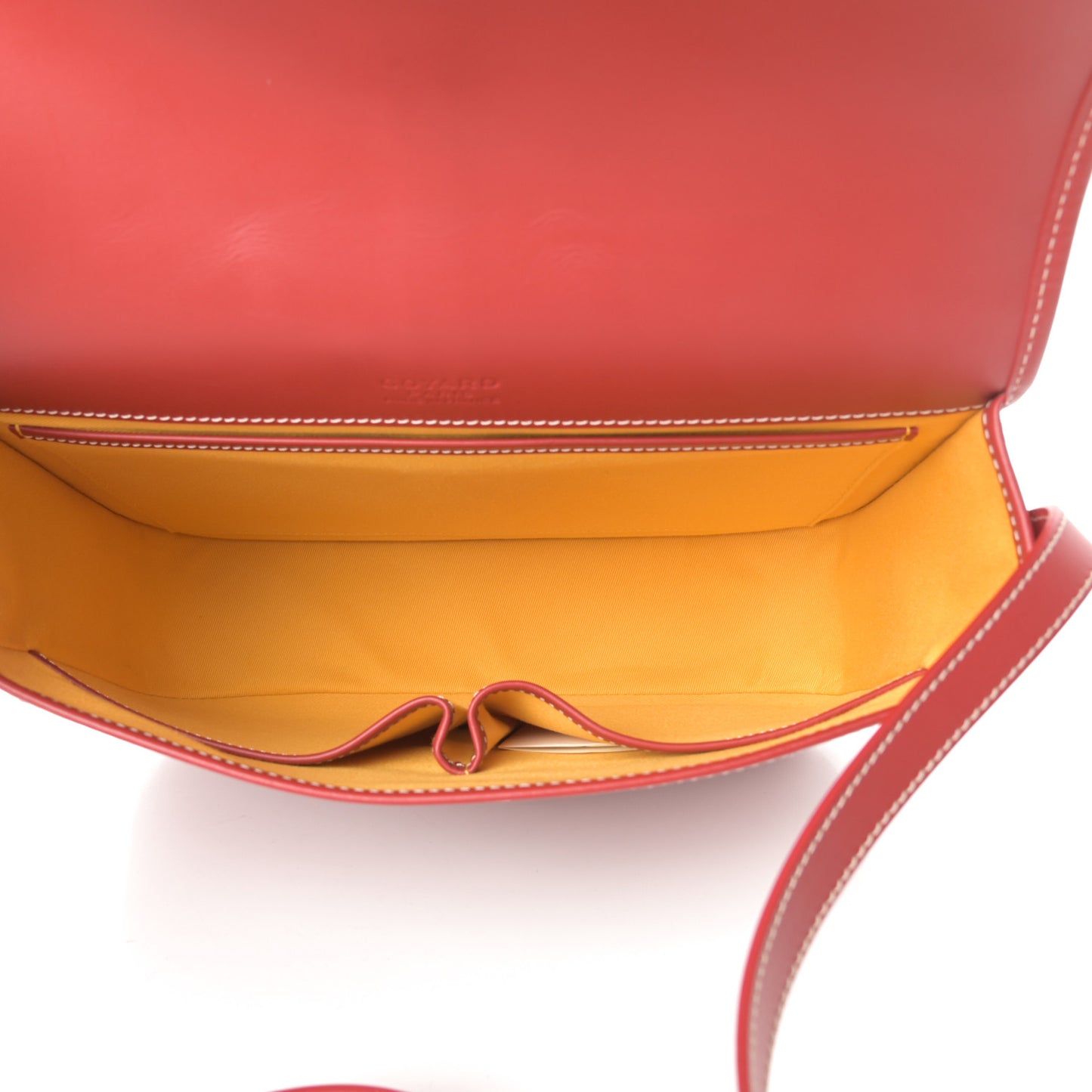 Goyardine Belvedere II MM Messenger Bag Red