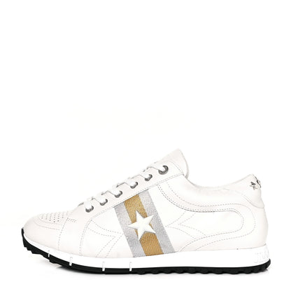 Jimmy Choo Calfskin Rafi Sneakers 44.5 White 1 of 9