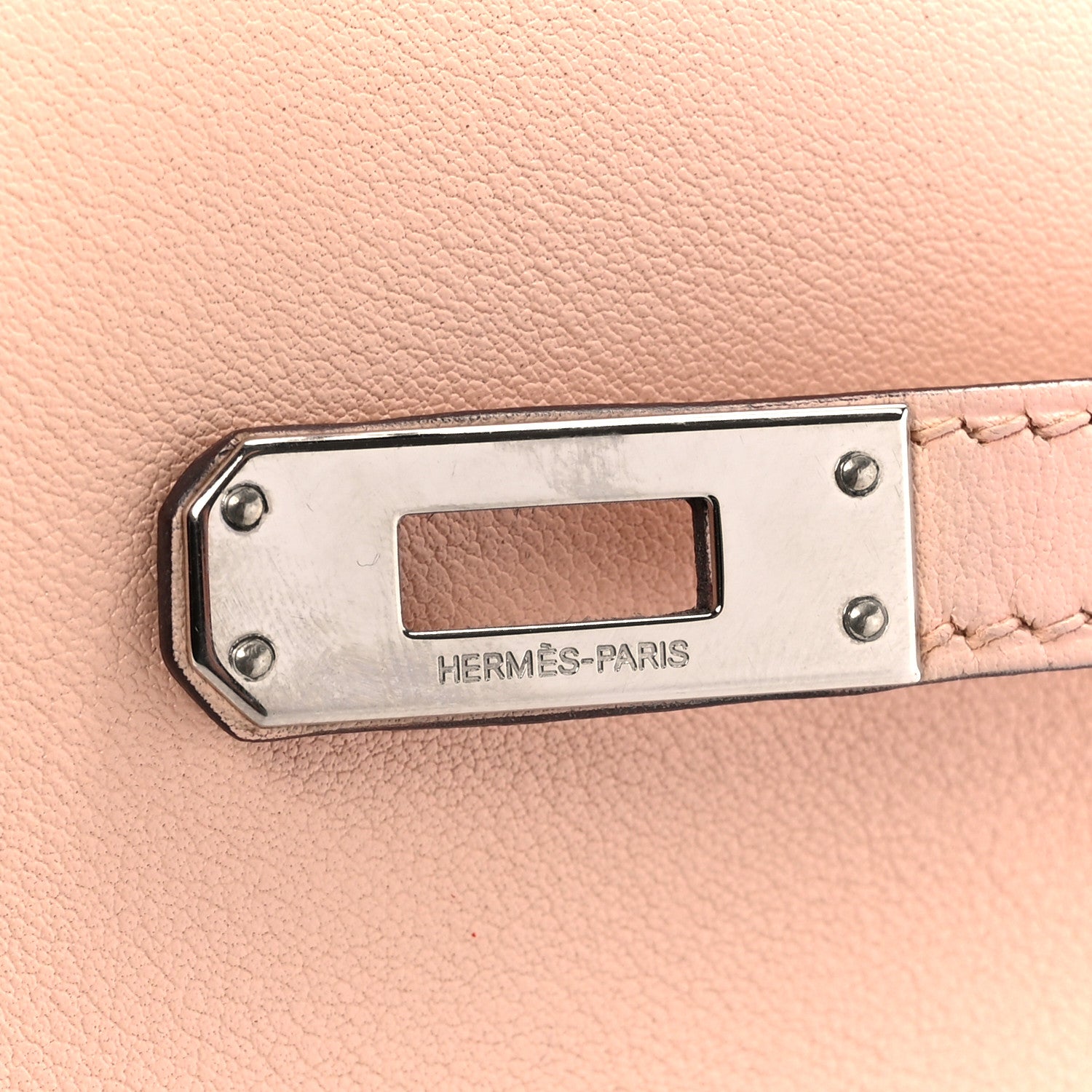 Hermes Swift Kelly Pochette Clutch Rose Eglantine 7 of 10