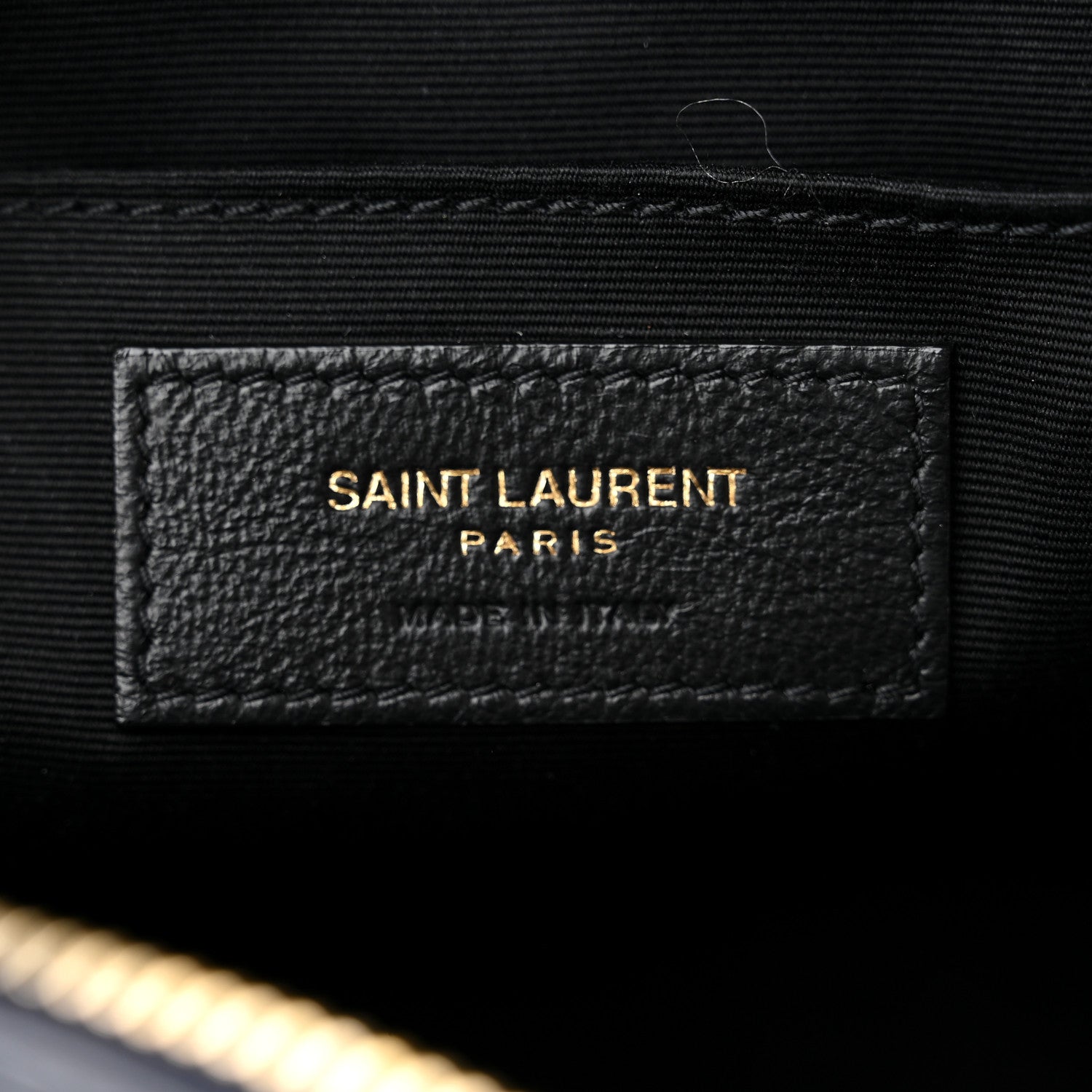 Saint Laurent Calfskin Matelasse Monogram Lou Camera Bag Navy 6 of 10