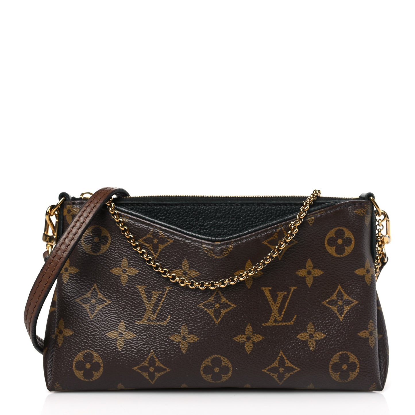 Monogram Pallas Clutch Black