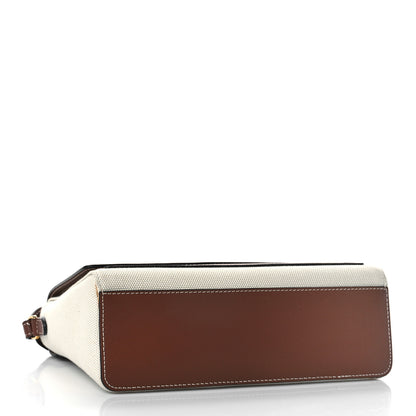 Burberry Canvas Horseferry Print Note Crossbody Bag Natural Tan 4 of 9