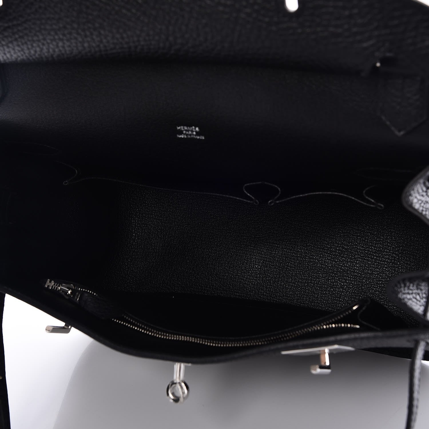 Hermes Taurillon Clemence Jypsiere 28 Black 5 of 7