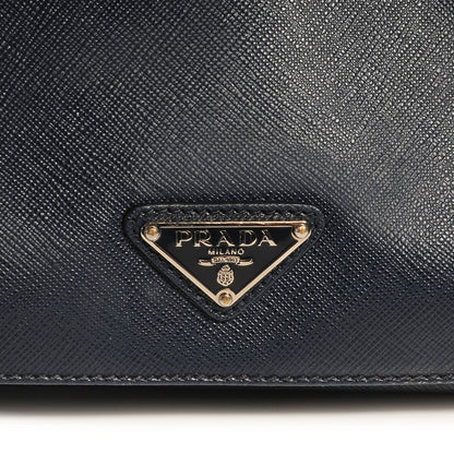 Prada Saffiano Travel Briefcase Baltico 7 of 11