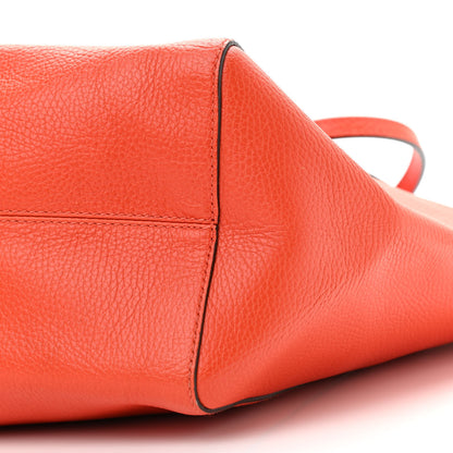 Gucci Dollar Calfskin Medium Swing Tote Sun Orange Pure Red 9 of 9