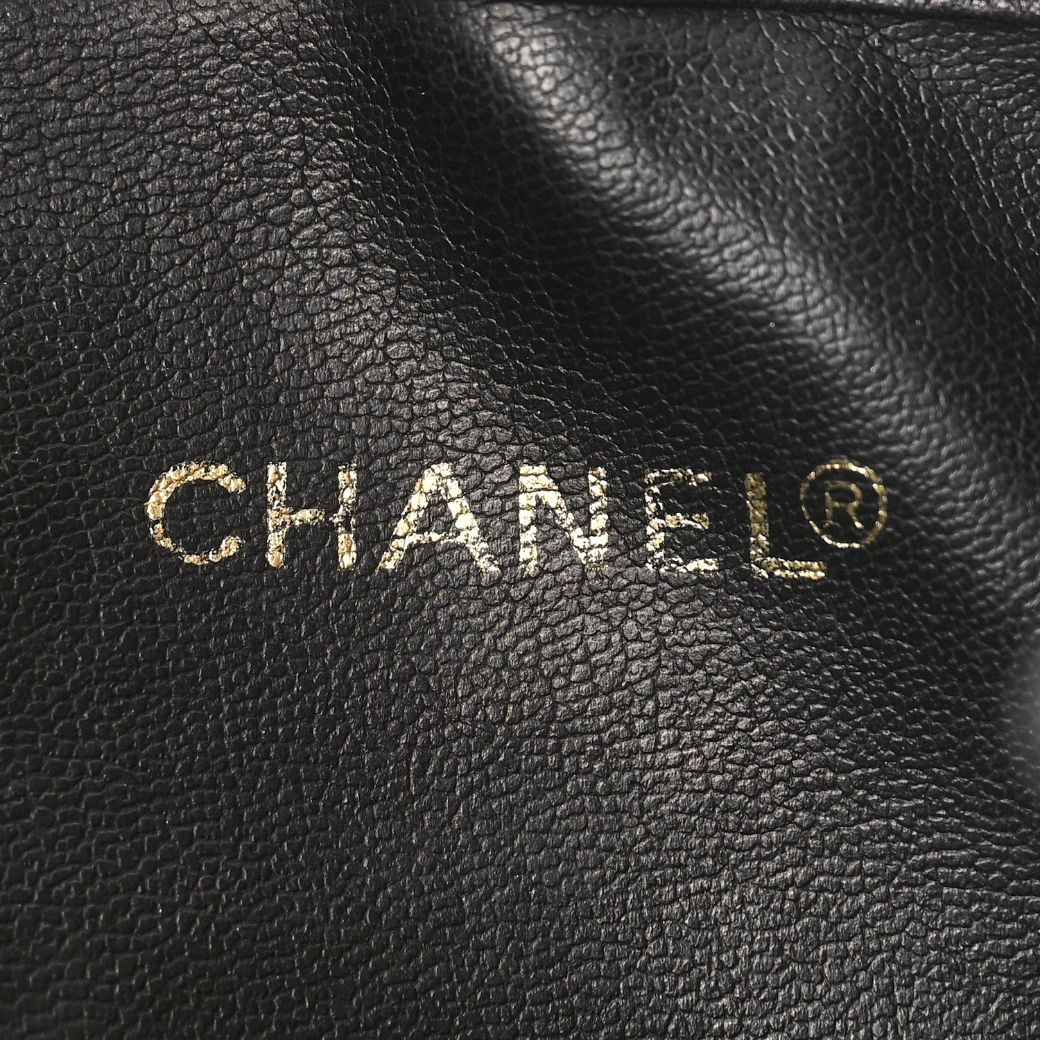 Chanel Caviar CC Drawstring Shoulder Bag Black 6 of 9