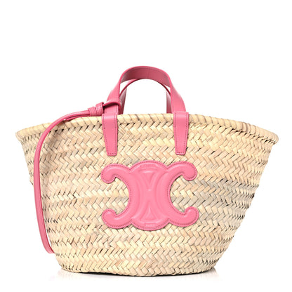 Celine Raffia Calfskin Triomphe Teen Panier Lipstick 1 of 8