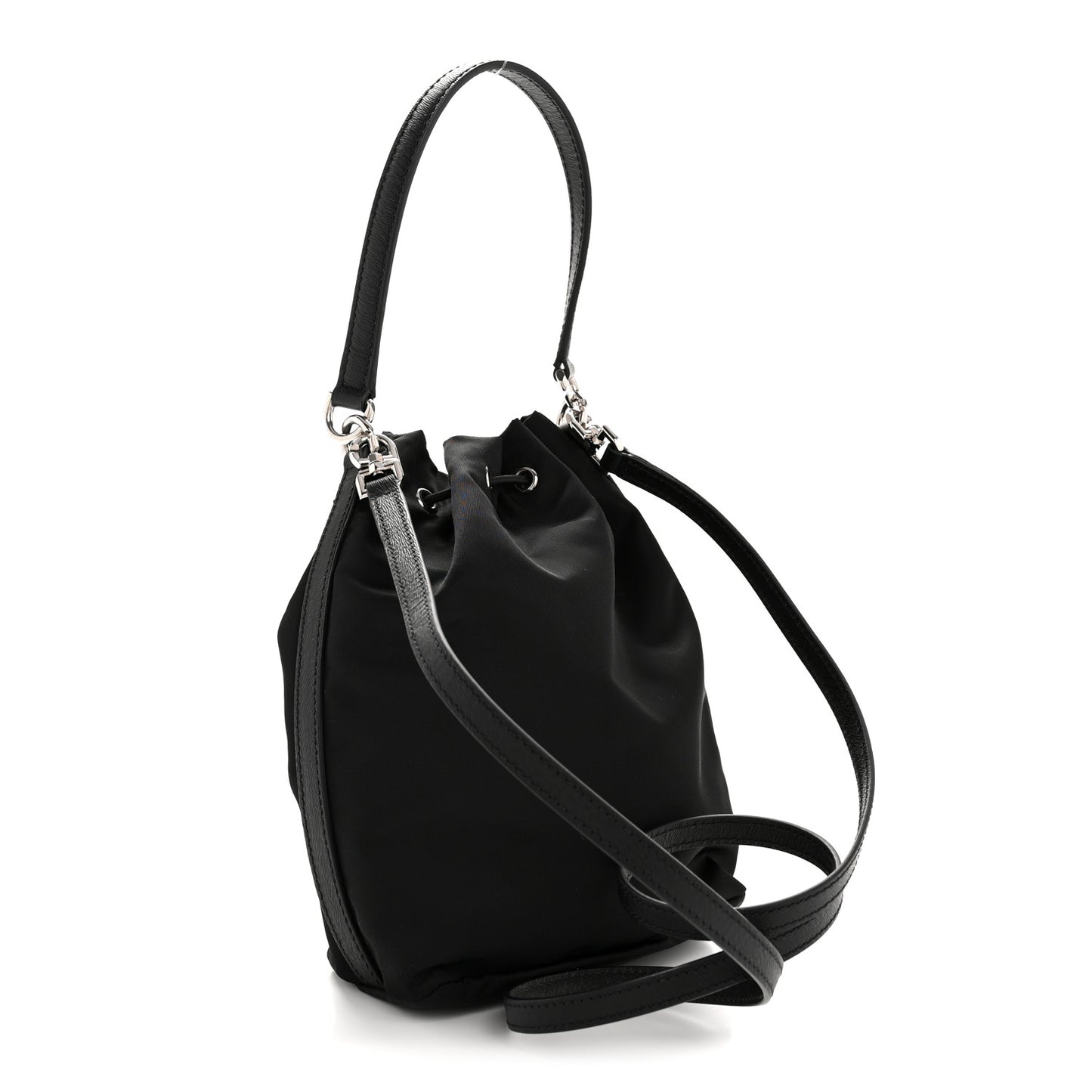 Nylon Light 4G Bucket Bag Black