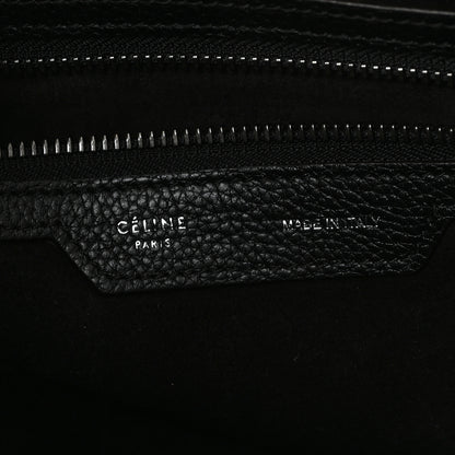 Celine Grained Calfskin Medium Phantom Luggage Black 6 of 10
