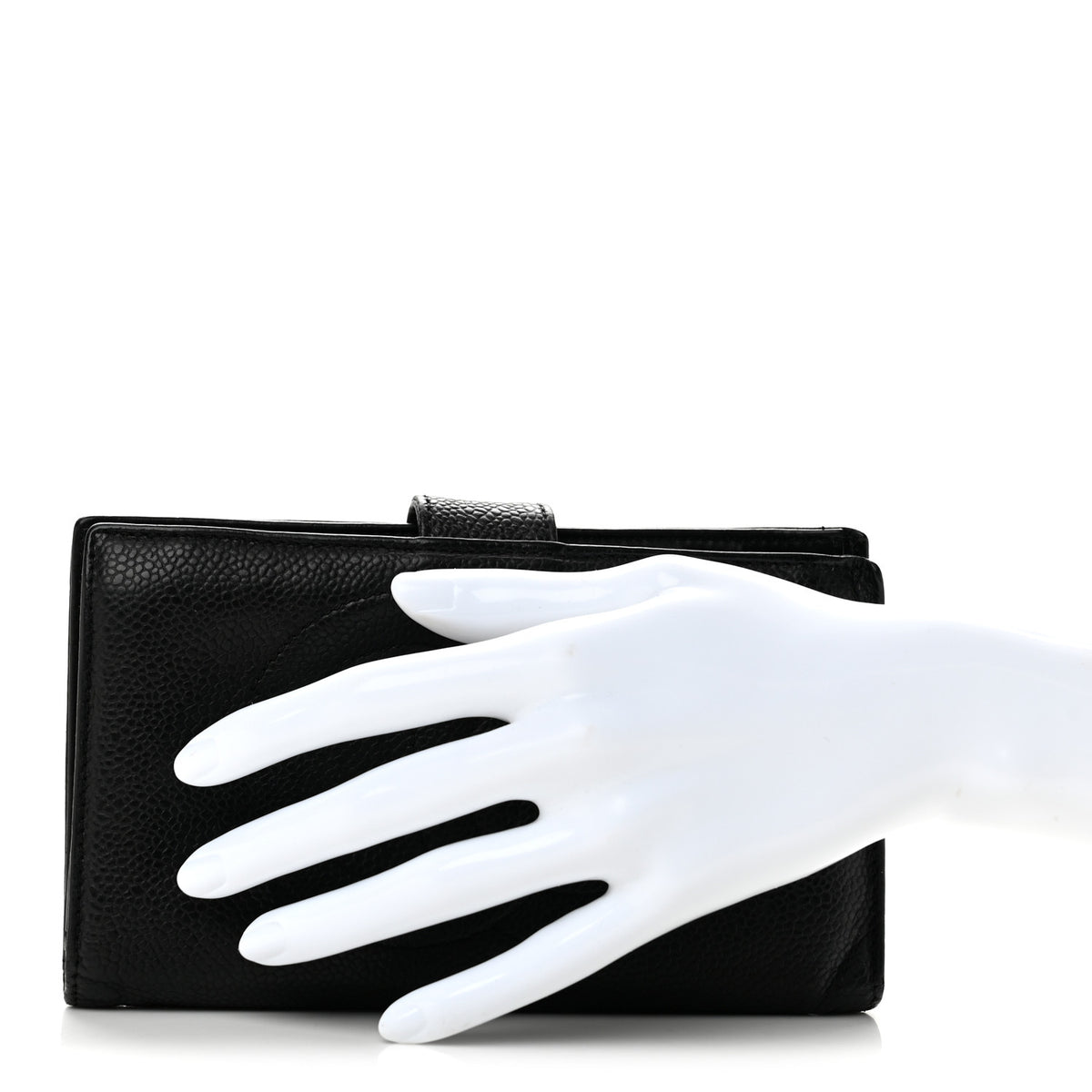 Chanel Caviar Timeless CC French Wallet Black 2 of 13