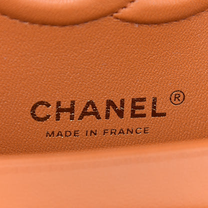 Chanel Caviar Quilted Medium Double Flap Light Brown 6 of 9