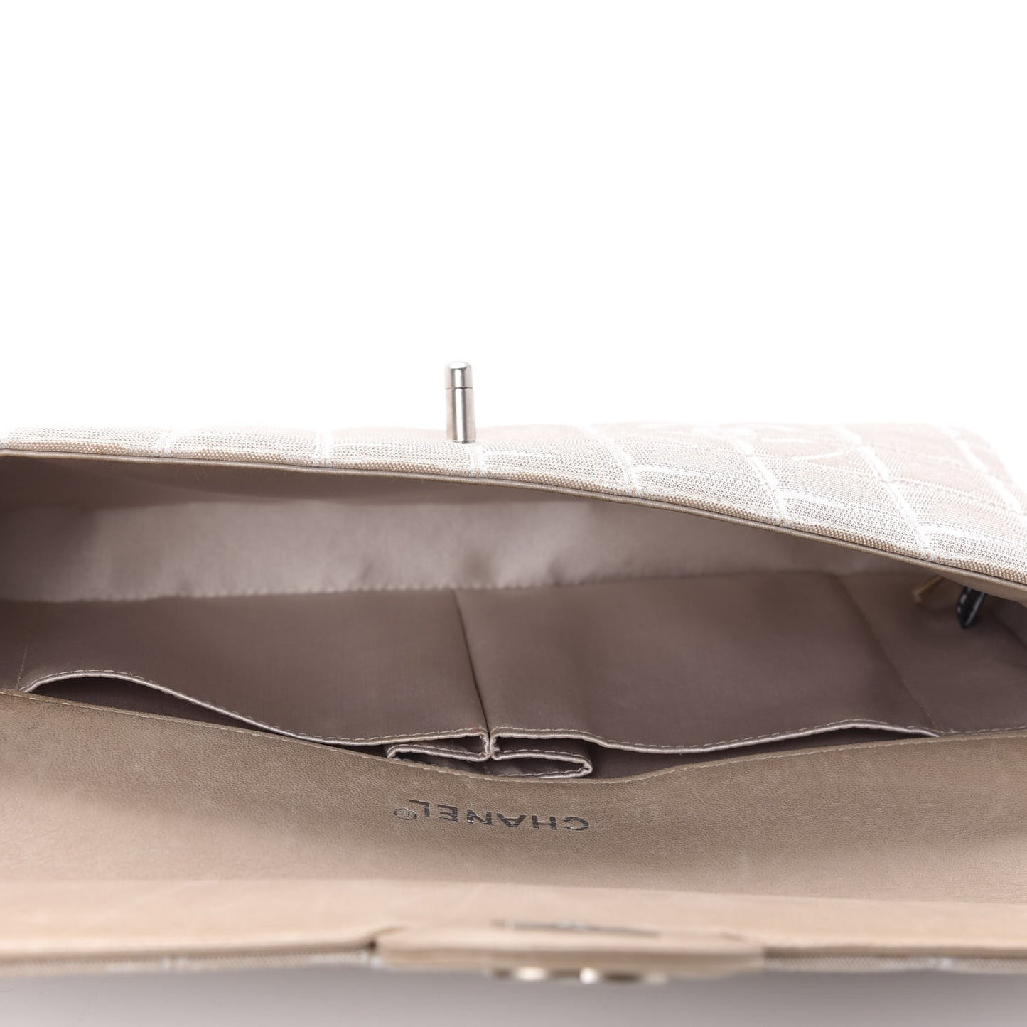 Nylon Travel East West Flap Beige