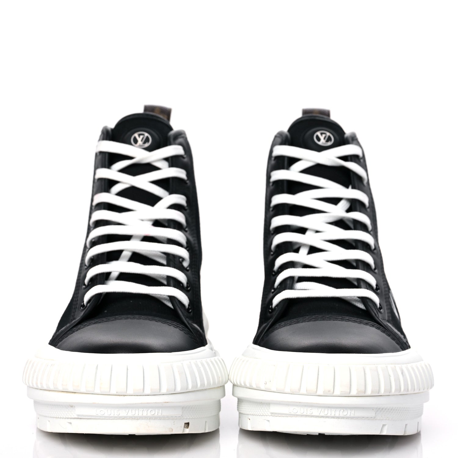 Louis Vuitton Canvas LV Squad Sneaker Boots 41 Black 2 of 12