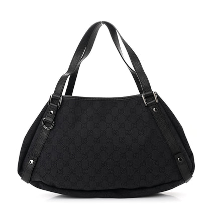 Gucci Monogram Medium Abbey Shoulder Bag Black 1 of 10