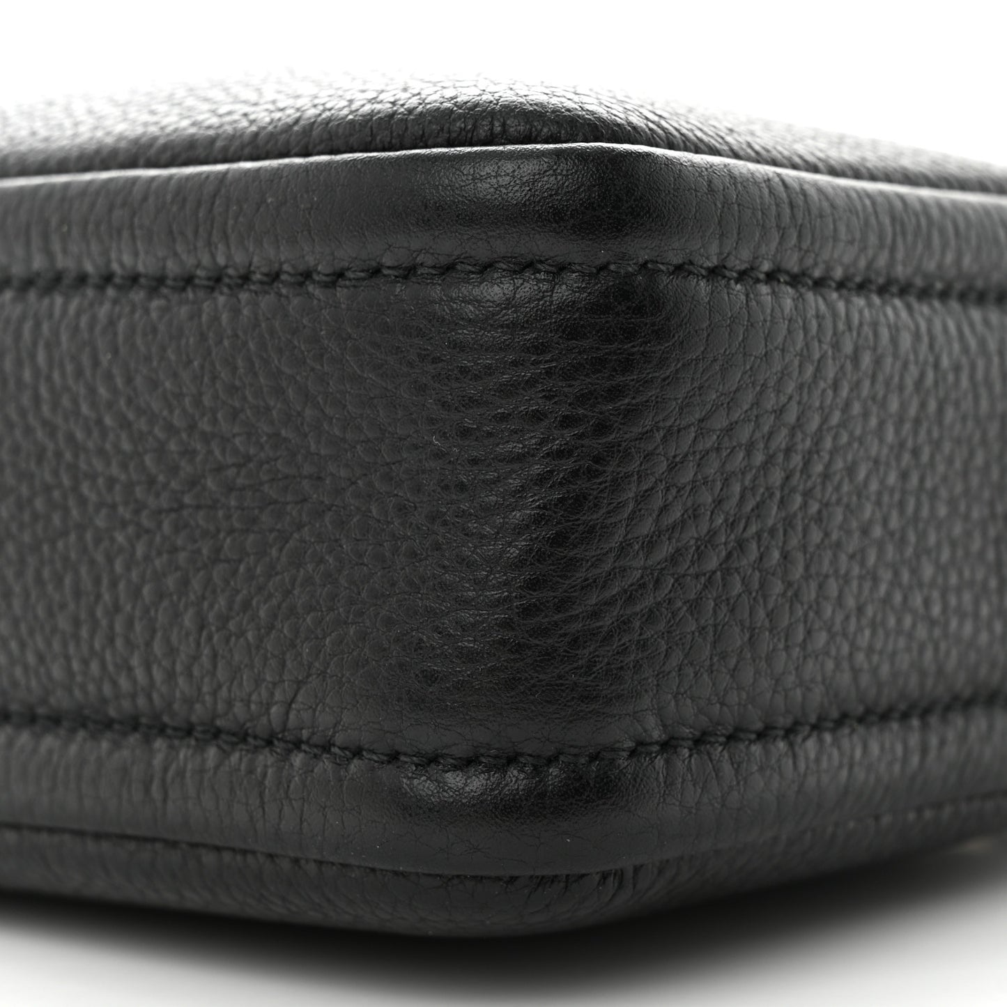 Vitello Daino Soft Camera Crossbody Black