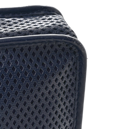 Chanel Perforated Calfskin Large Up In The Air Flap Dark Blue 15 of 15
