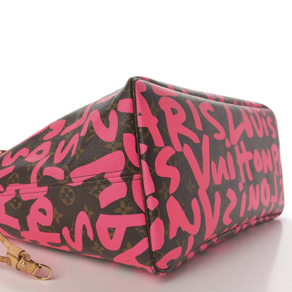 Louis Vuitton Monogram Graffiti Neverfull GM Fuchsia 6 of 16