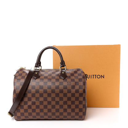 Louis Vuitton Damier Ebene Speedy Bandouliere 30 14 of 14