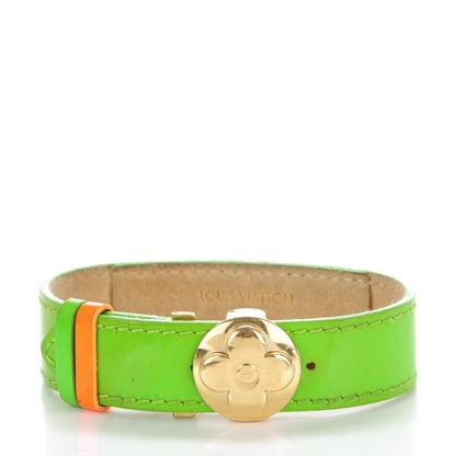 Louis Vuitton Vernis Fluo Wish Bracelet Green 1 of 6