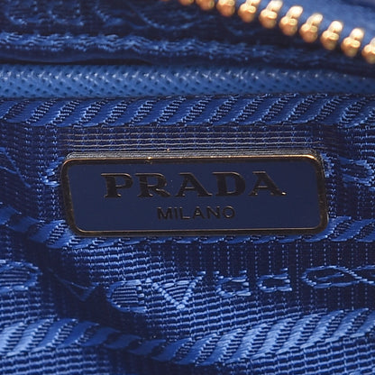 Prada Saffiano Mini Camera Crossbody Bag Azzurro 9 of 11