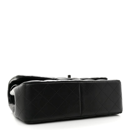 Chanel Lambskin Quilted Jumbo Double Flap So Black 4 of 15