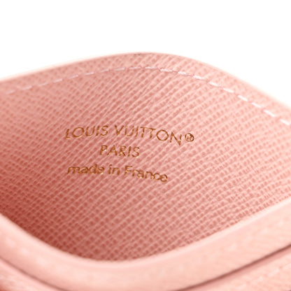Louis Vuitton Monogram LV Charms Card Holder Rose Ballerine 6 of 7