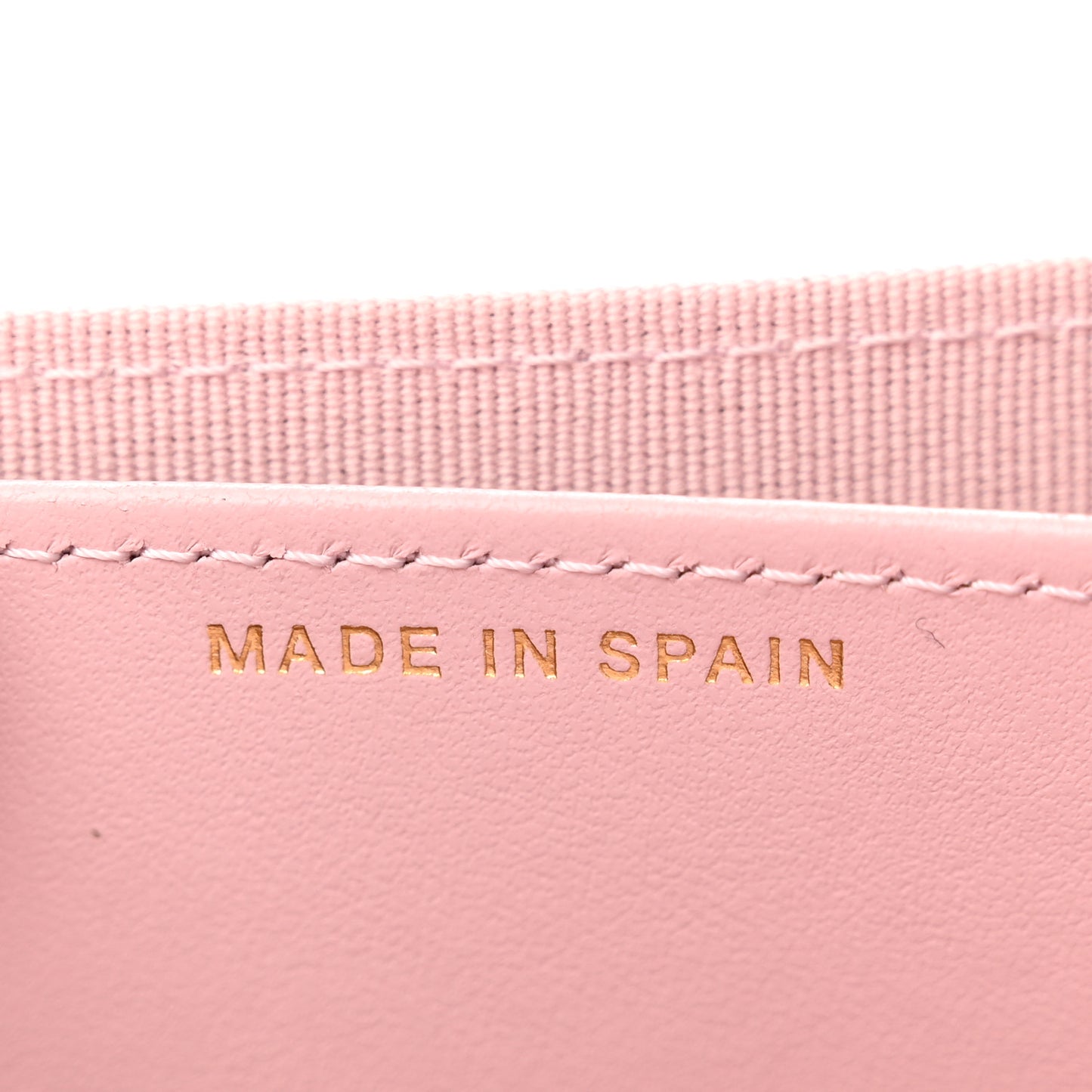 Caviar Quilted Studded CC Flap Card Holder Light Pink