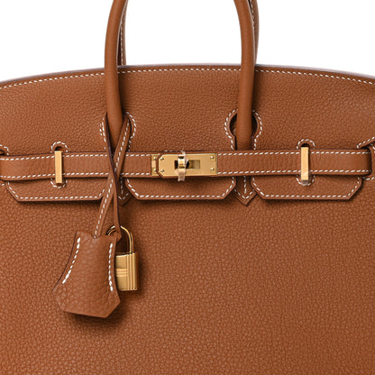 Hermes Togo Birkin 25 Gold 8 of 11