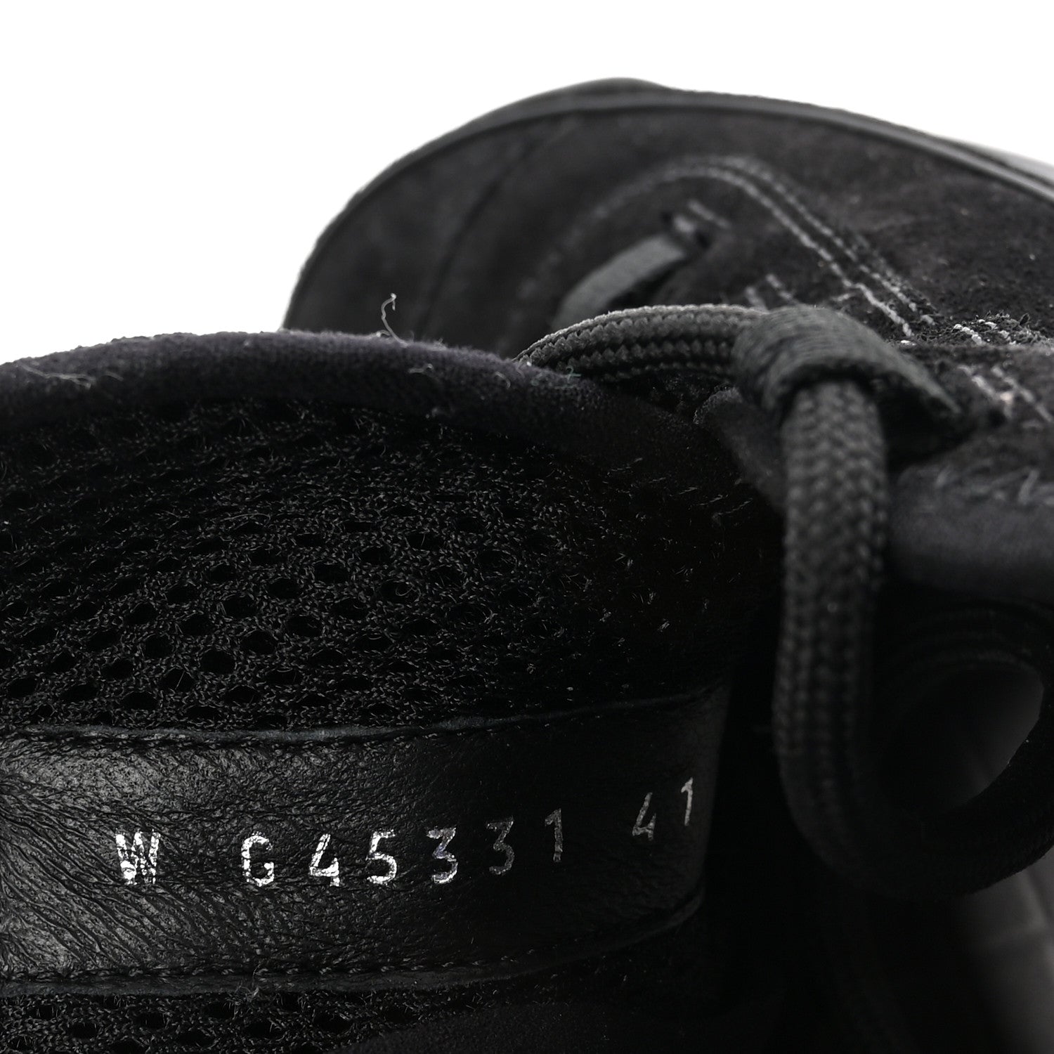 Chanel Suede Calfskin Nylon Grosgrain CC Sneakers 41 Black 9 of 9