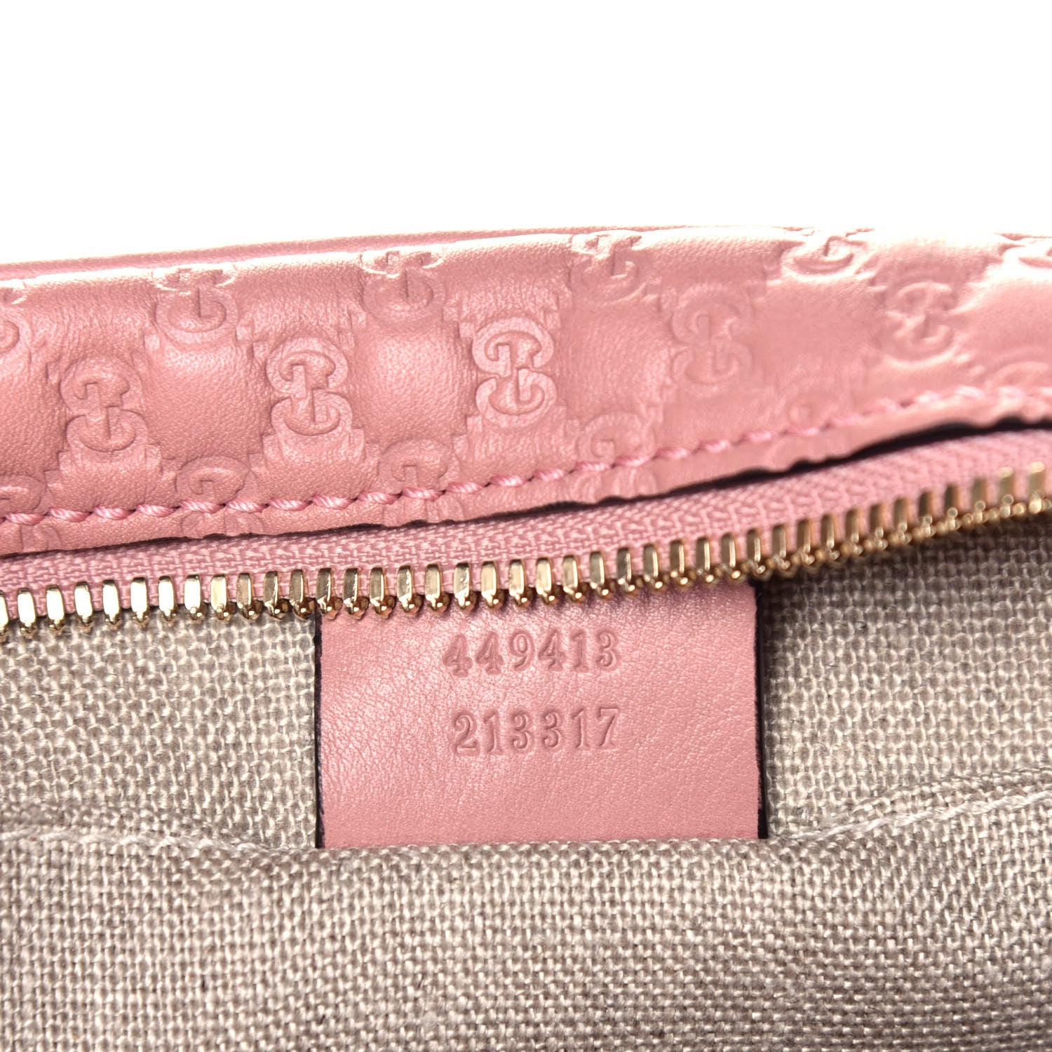 Gucci Soft Microguccissima Mini Bree Messenger Bag Soft Pink 7 of 9