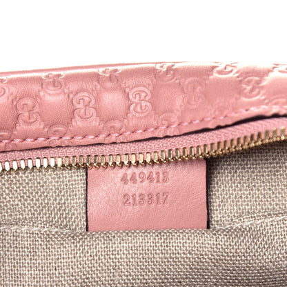 Gucci Soft Microguccissima Mini Bree Messenger Bag Soft Pink 7 of 9