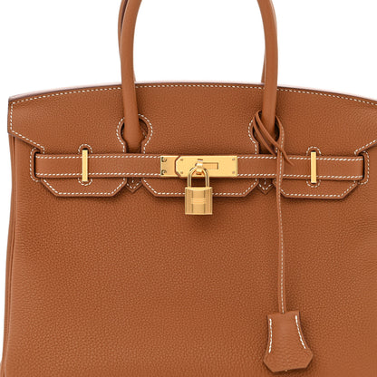 Hermes Togo Birkin 30 Gold 8 of 11