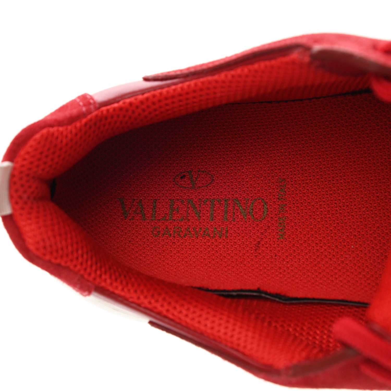 Valentino Garavani Calfskin Mens Gumboy Sneakers 39.5 Red White 8 of 10
