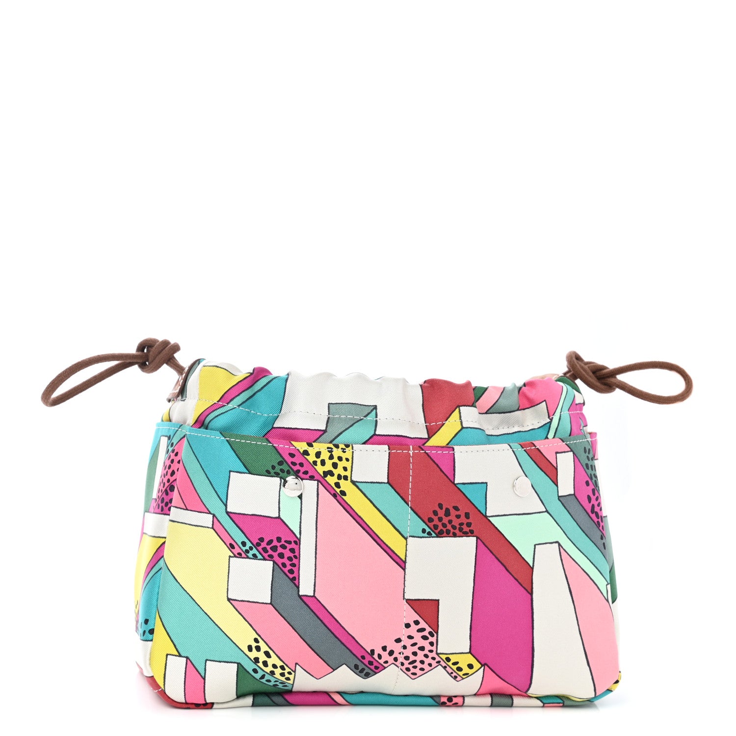 Hermes Silk On A Summer Day Fourbi 20 PM Pouch Tosca Bleu Paon 1 of 9