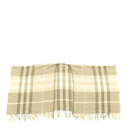 Burberry Merino Wool House Check Collette Cape Scarf 1 of 4