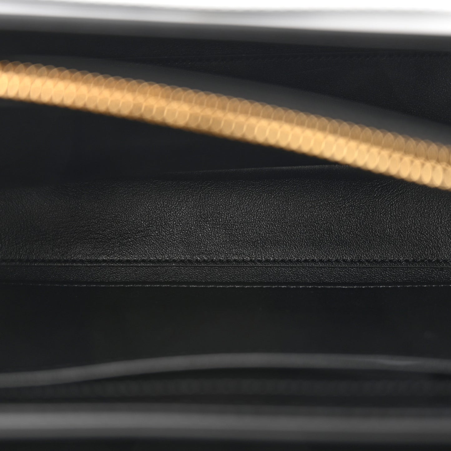 Satinated Calfskin Small 16 Top Handle Bag Black